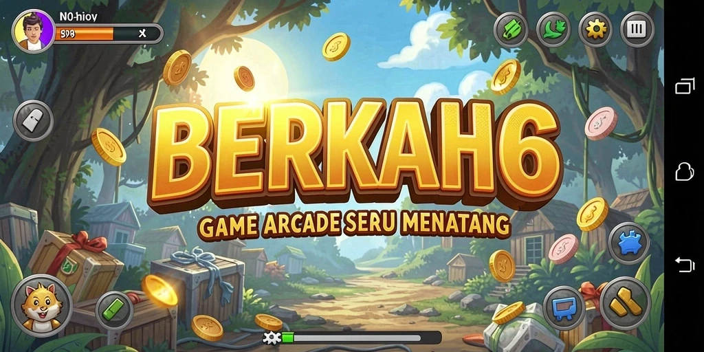 Screenshot menampilkan gameplay menantang dari game Arcade.