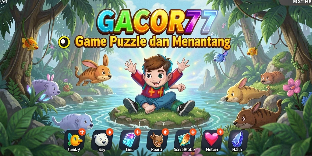 Tampilan gameplay seru dan menantang dari GACOR77.