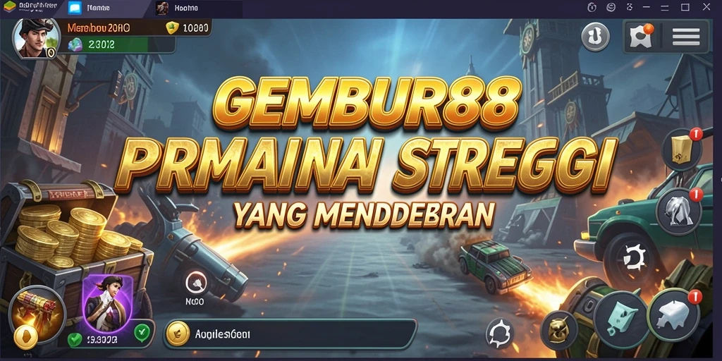 Tampilan gameplay GEMBUR88 yang penuh strategi dan action.