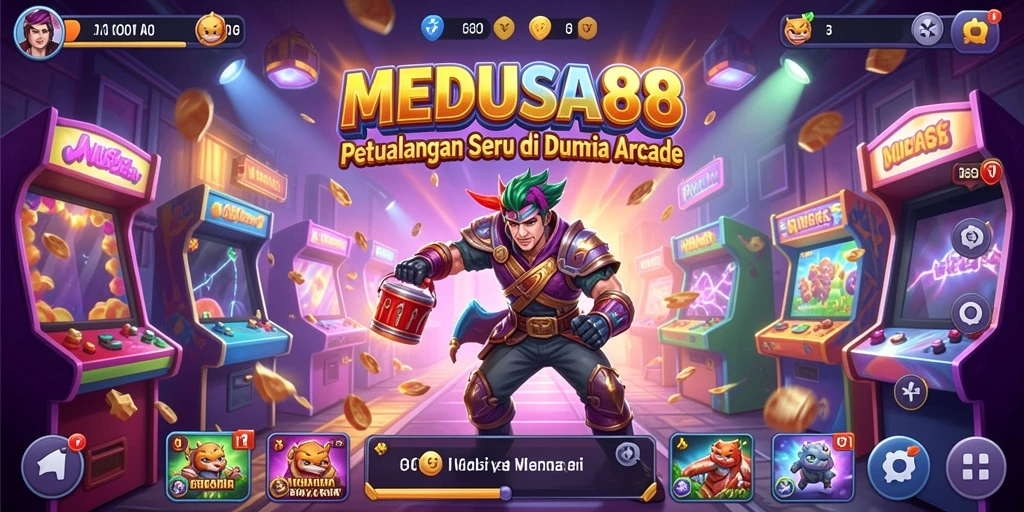 Screenshot MEDUSA88 memperlihatkan gameplay seru dan grafik yang menawan.