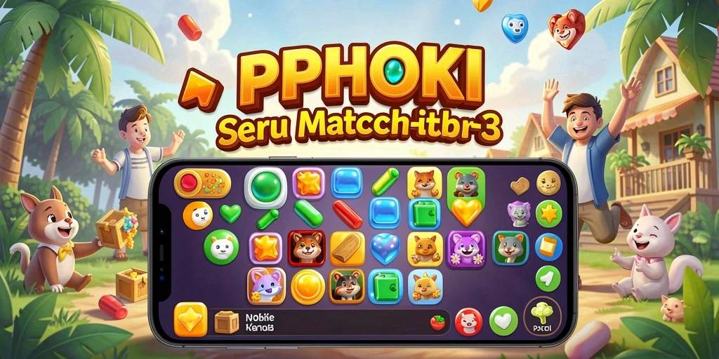 Tampilan gameplay PPHOKI yang seru dan penuh warna.