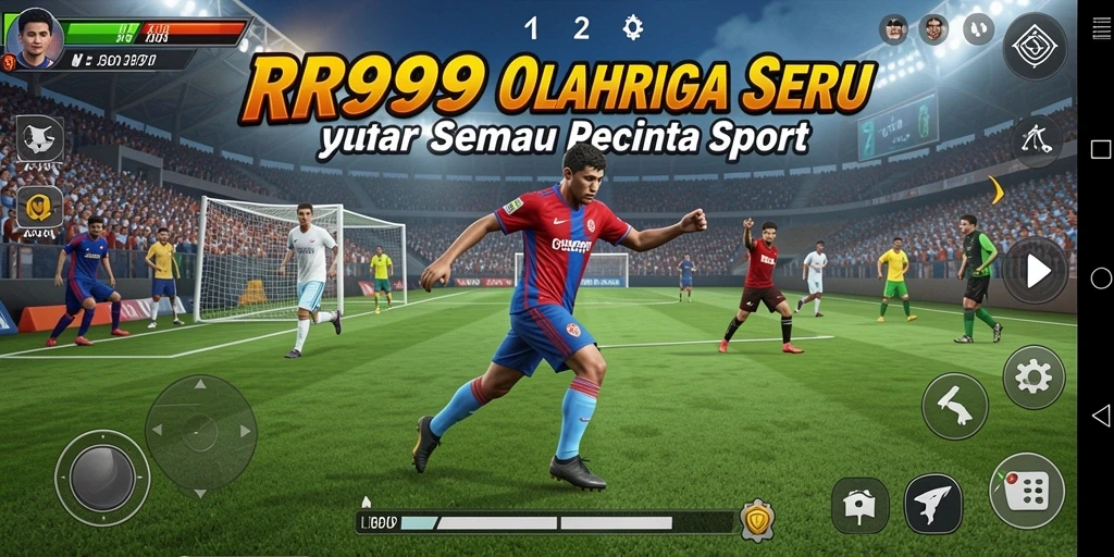 Tampilan menarik gameplay RR999 dengan aksi olahraga seru.