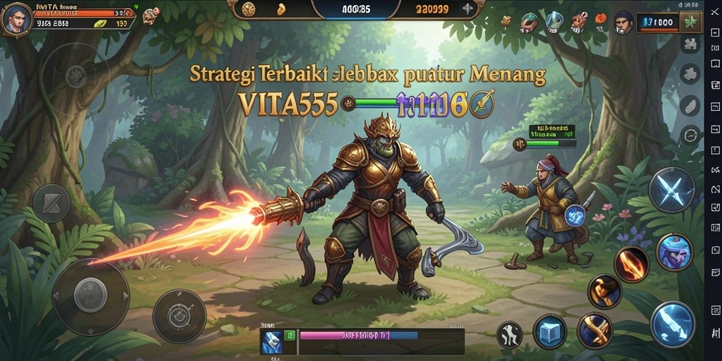 Tampilan gameplay seru dan menantang di VITA555.